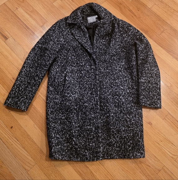 ASOS Marled Cocoon Coat - Picture 2 of 3